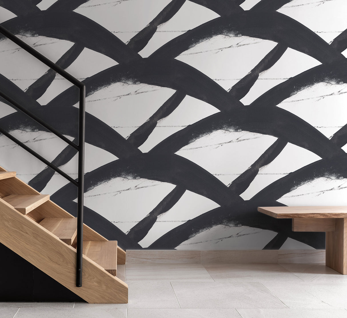 York CC1301 Entanglement Black Wallpaper