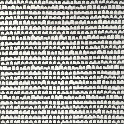 CAROLINE CECIL TEXTILES CCF-2316.816.0 HANNU BLACK/ECRU Fabric - ORIGINS
