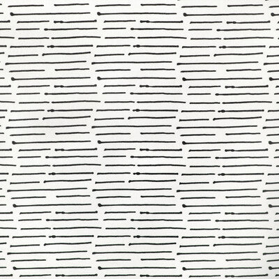 CAROLINE CECIL TEXTILES CCF-2322.816.0 INK STRIPE BLACK/OYSTER Fabric - ORIGINS