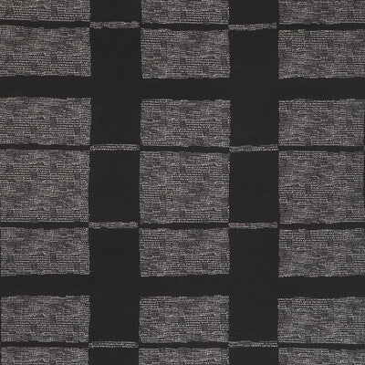 CAROLINE CECIL TEXTILES CCF-2337.816.0 REED BLACK/OYSTER Fabric - ORIGINS