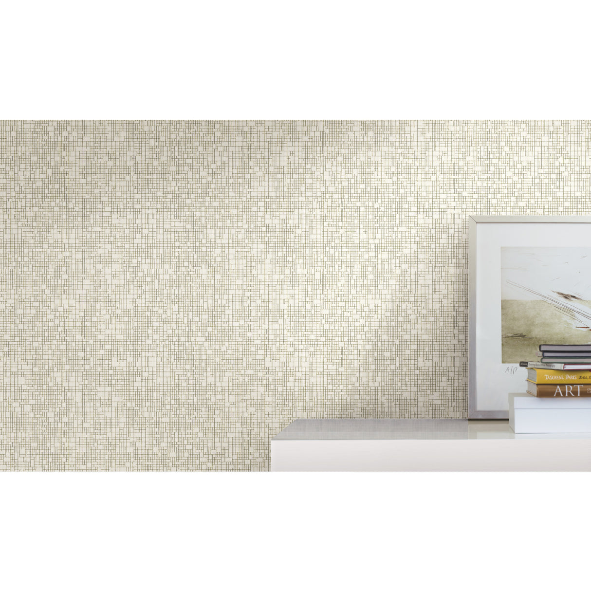 York CD1059N Wires Crossed Light Grey Wallpaper