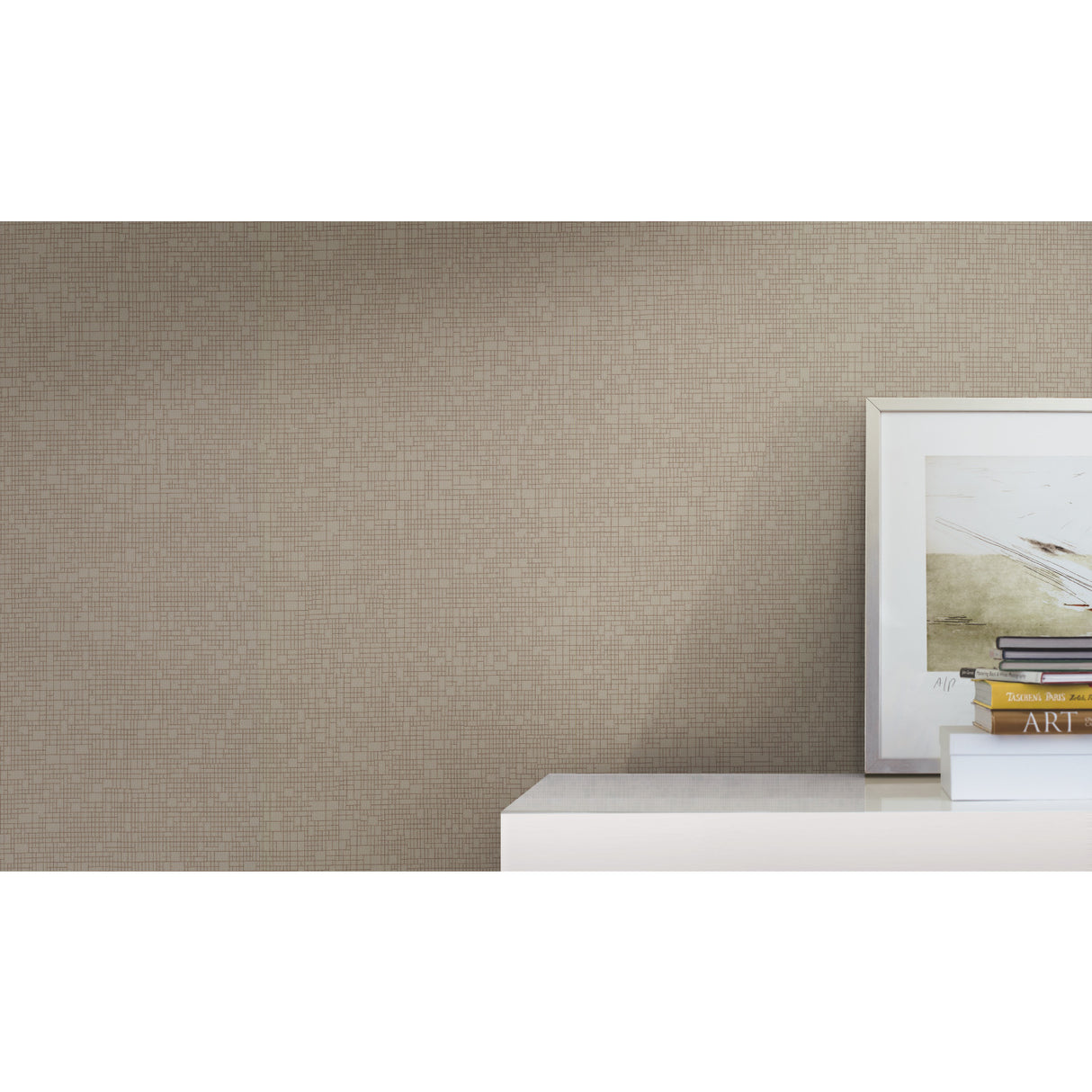 York CD1063N Wires Crossed Light Grey Metallic Wallpaper