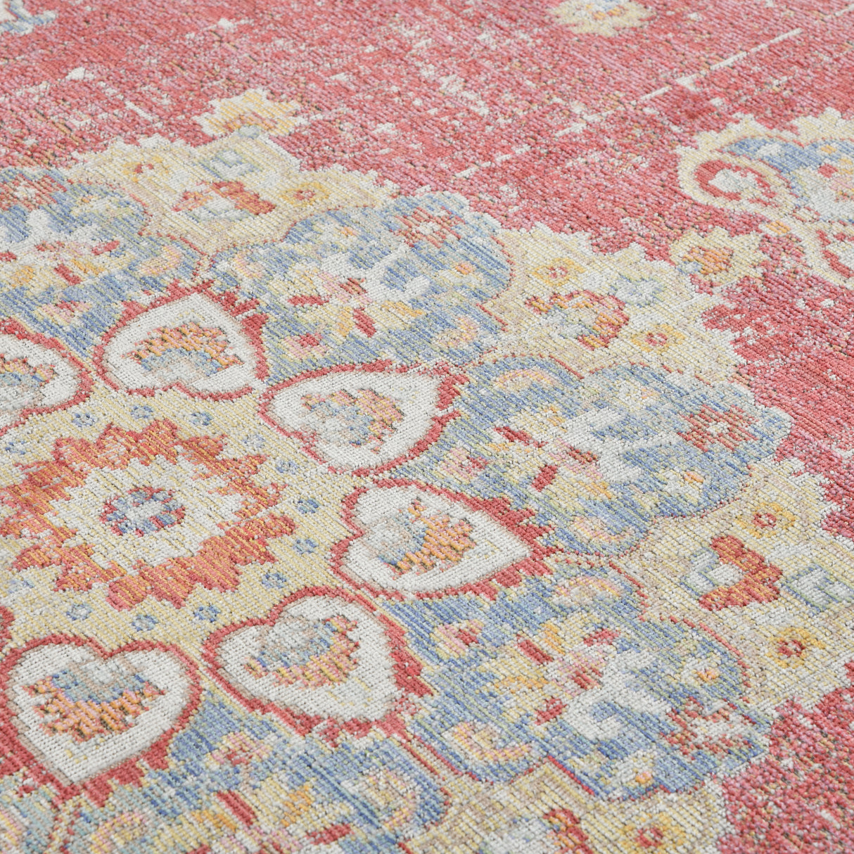 Amer Rugs CEN-20 Century Vintage Medallion /Teal Area Rug