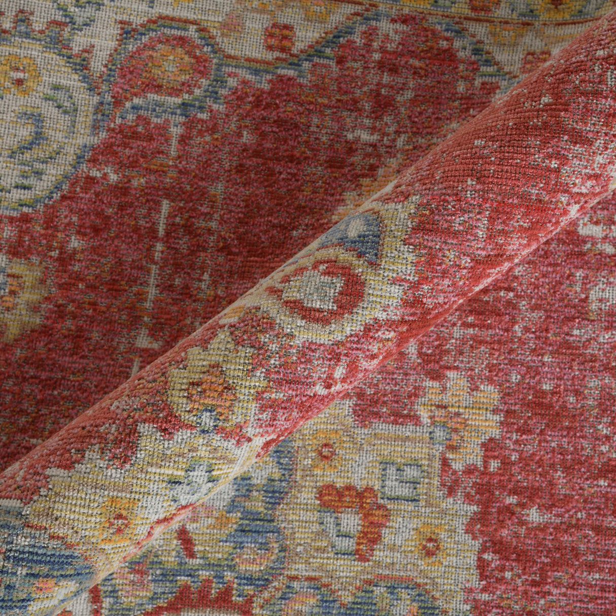 Amer Rugs CEN-20 Century Vintage Medallion /Teal Area Rug