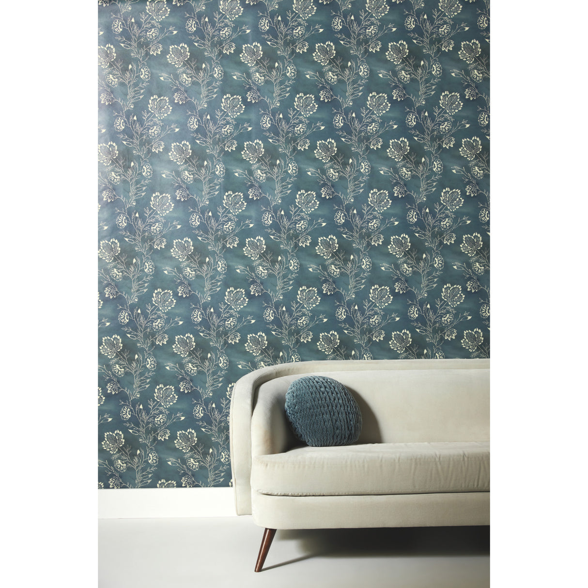 York CH1426 Barbier Blue Wallpaper