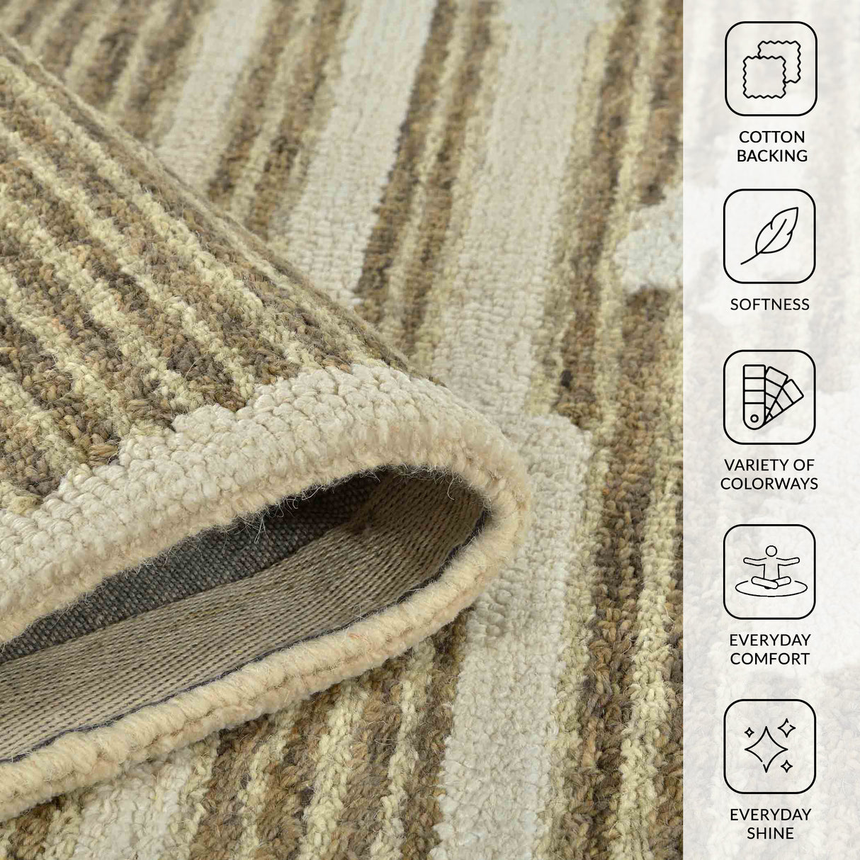 Amer Rugs CHI-1 Chicago Modern Geometric Area Rug