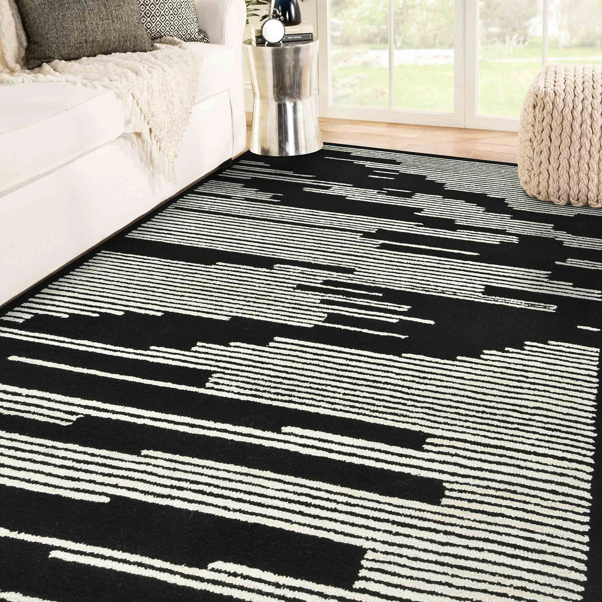 Amer Rugs CHI-6 Chicago Modern Geometric Area Rug