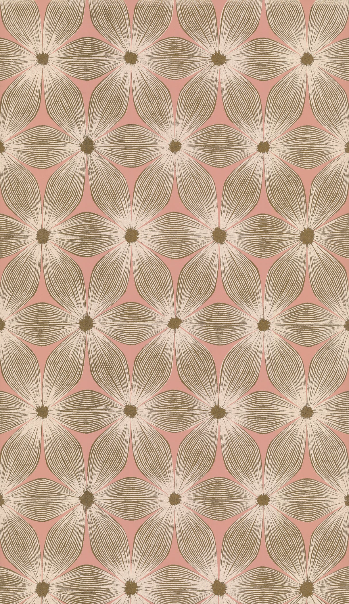 York CI2301 Everlasting Coral & Gold Wallpaper
