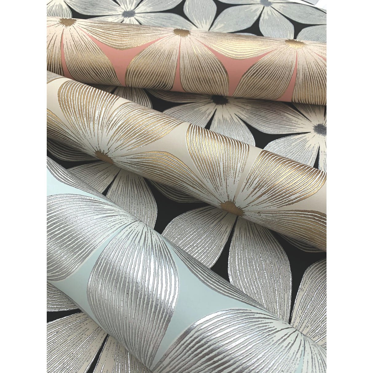 York CI2301 Everlasting Coral & Gold Wallpaper