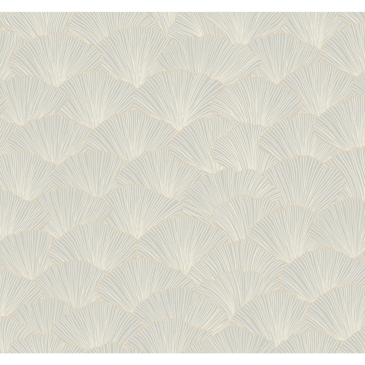 York CI2333 Luminous Gingko Grey Wallpaper