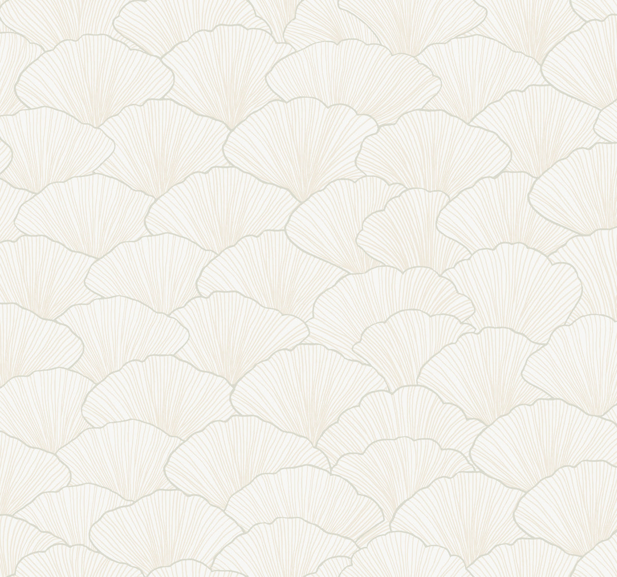 York CI2335 Luminous Ginkgo White & Cream Wallpaper