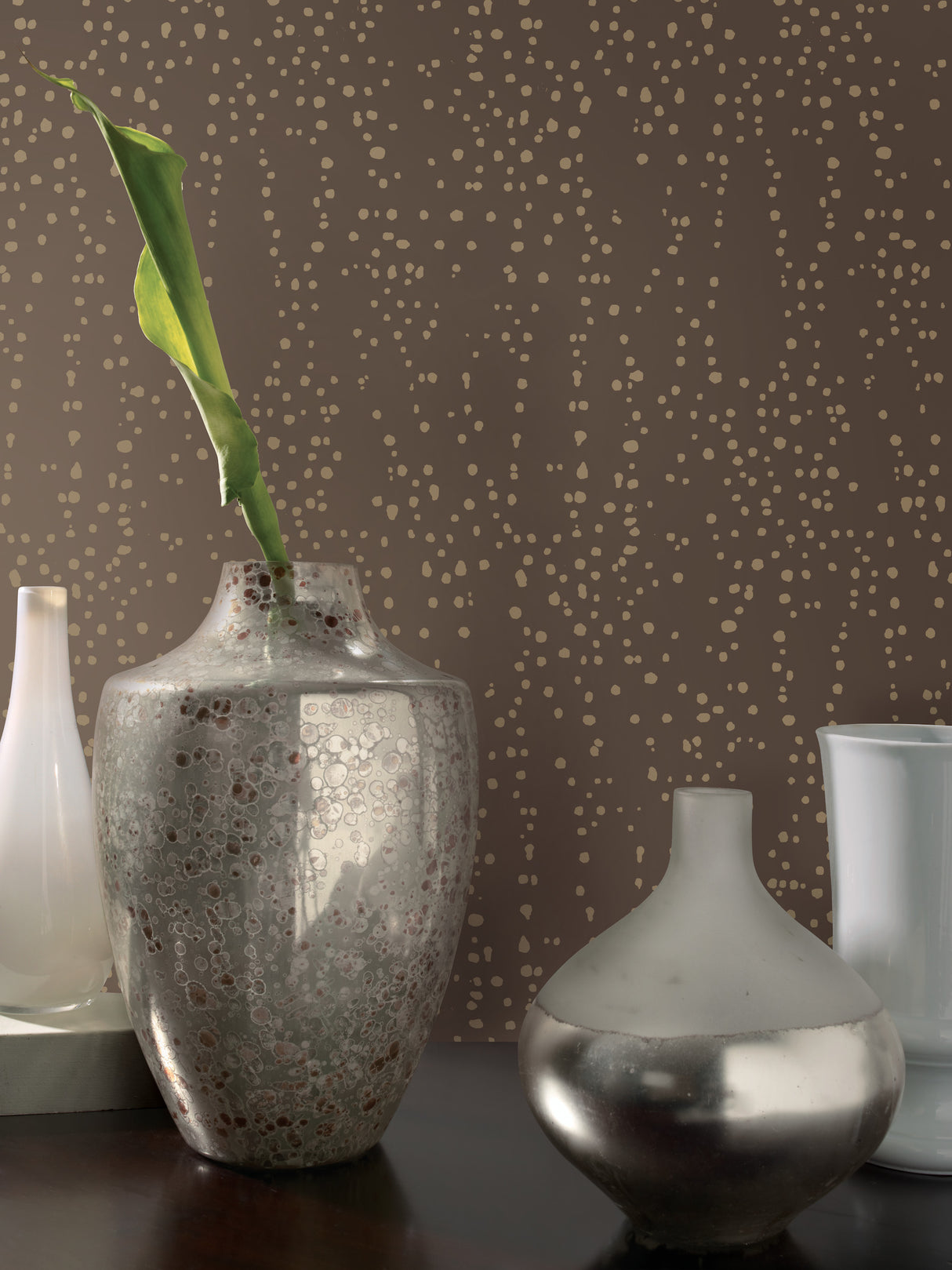 York CI2351 Star Struck Brown & Gold Wallpaper