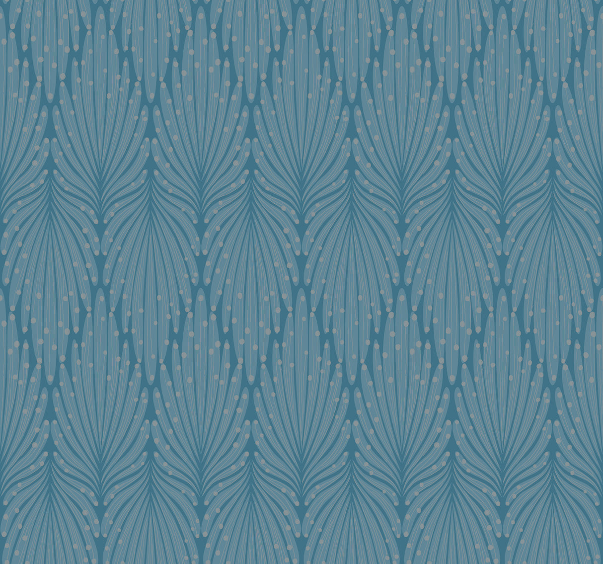 York CI2362 Café Society Blue Wallpaper