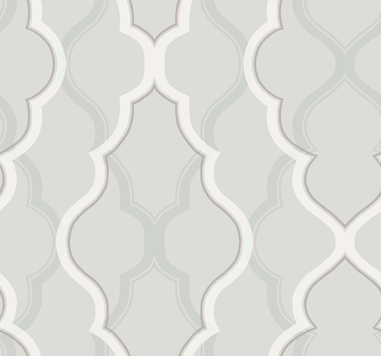 York CI2397 Double Damask Silver Wallpaper