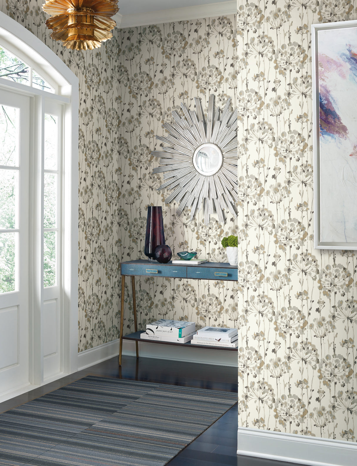York CI2425 Flourish Beige Wallpaper