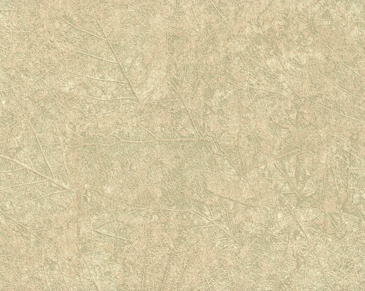 York CL1806 Tossed Leaves Beige Wallpaper