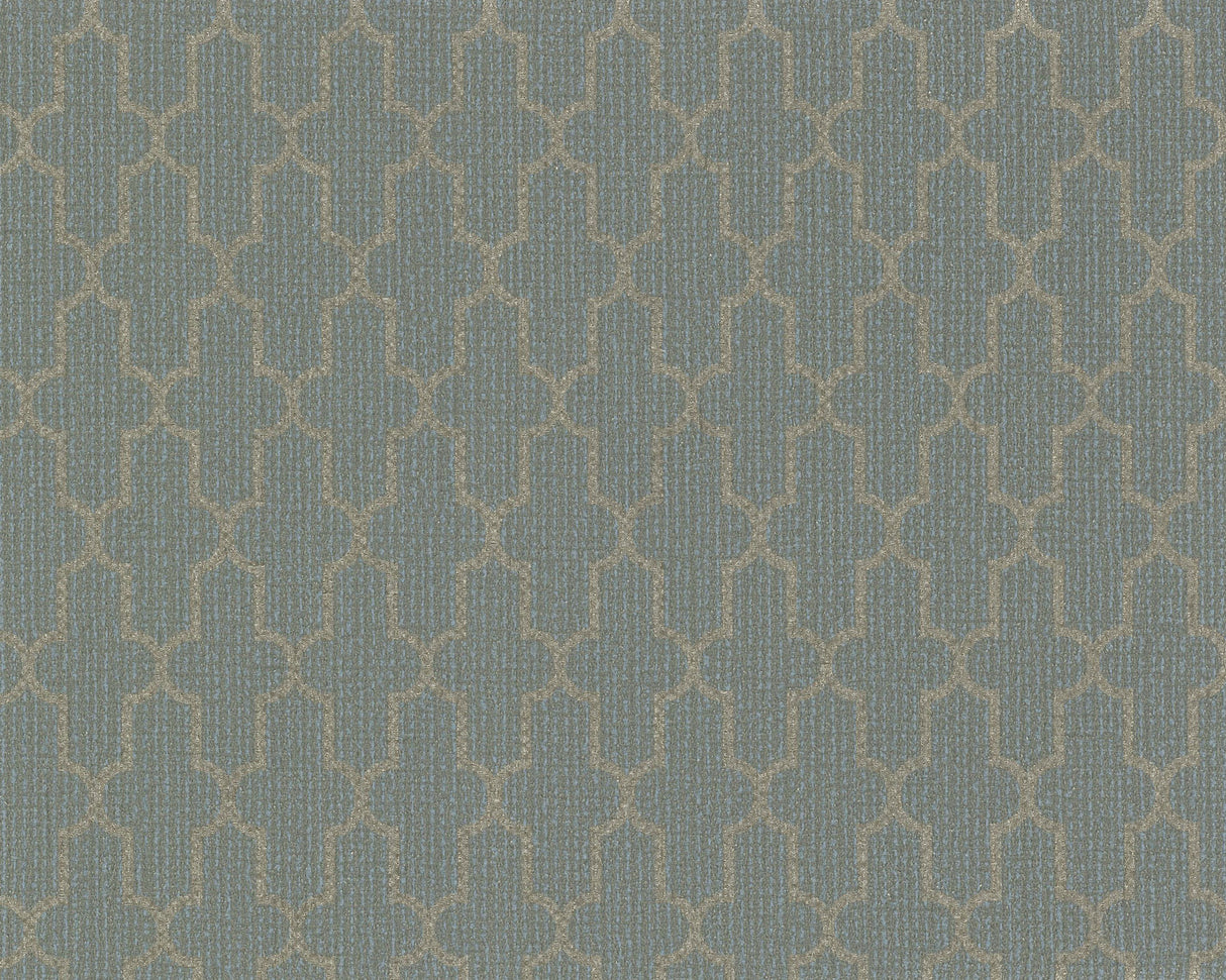 York CL1829 Frame Geometric Charcoal Wallpaper