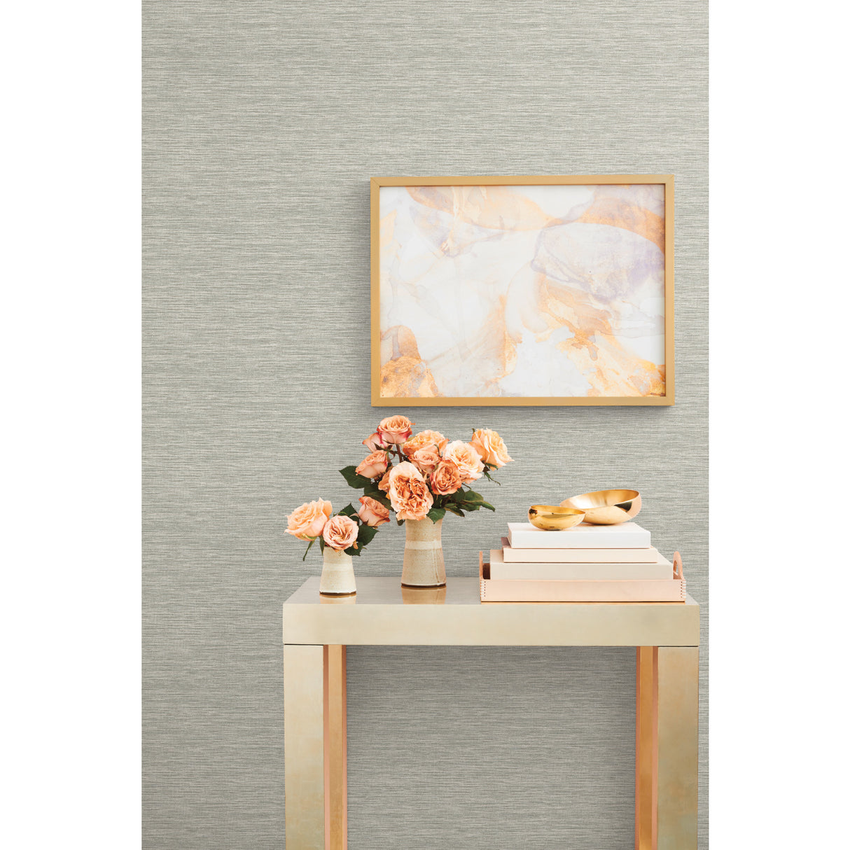 York CL2559 Challis Woven Grey Wallpaper