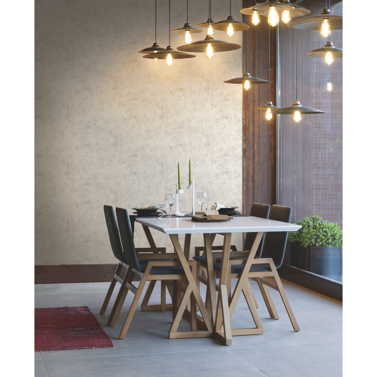 York CL2589 Entablature Scroll Cream Wallpaper