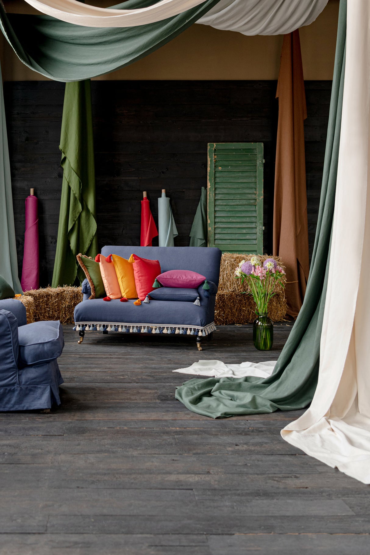 MindtheGap CLOUDY BLUE - PLAIN FABRICS COLLECTION 2023