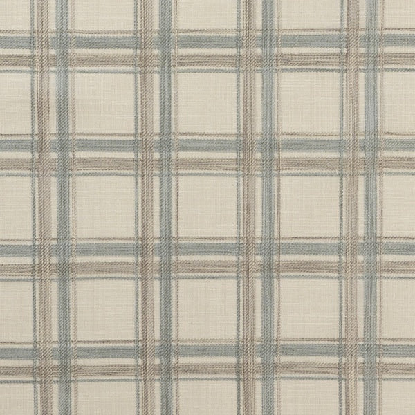 Mitchell MDS FF-2106-07 Check/Plaid,Traditional Chesterton-Crystal - Eade's Wallpaper