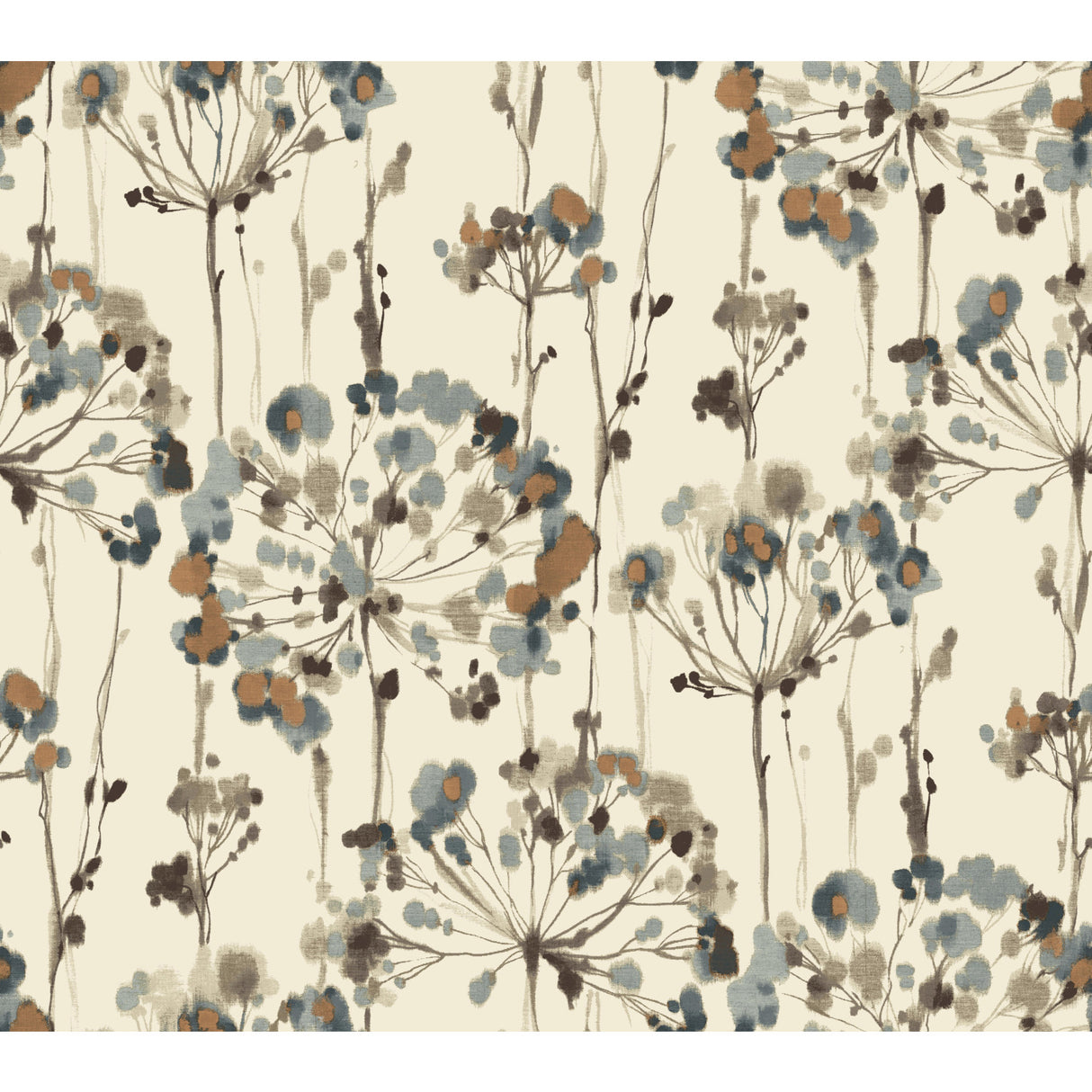 York CN2100 Flourish Teal Wallpaper