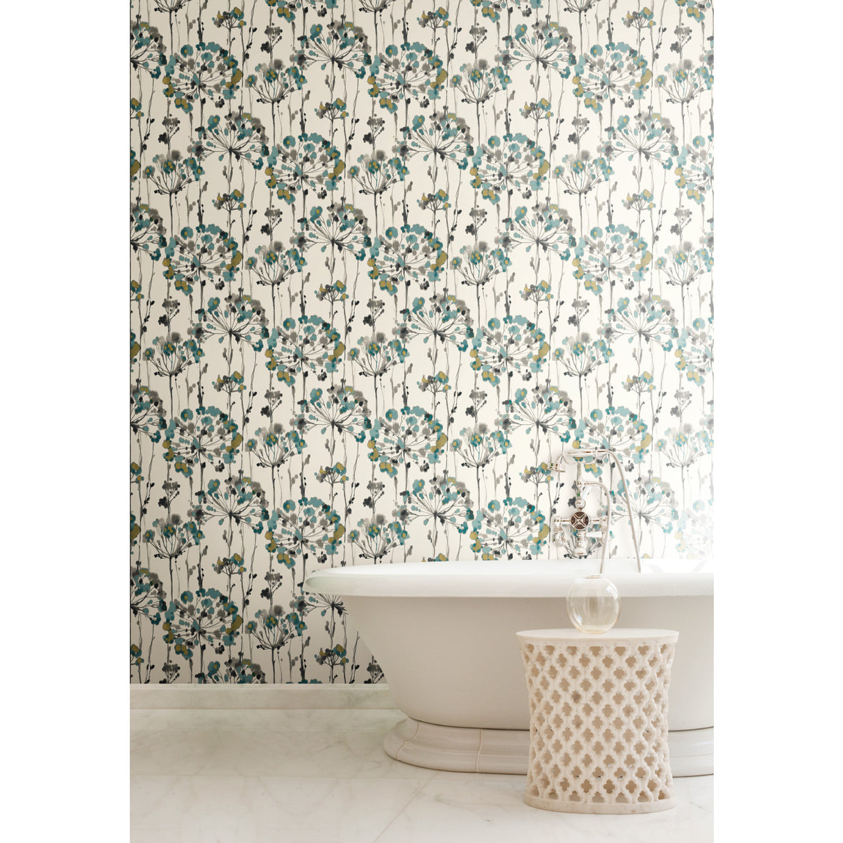 York CN2102 Flourish Gold Metallic Wallpaper