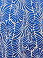 Scalamandre CN 00021523 SAPPHIRE PLUMES SILK VELVET Fabric - Eade's Wallpaper