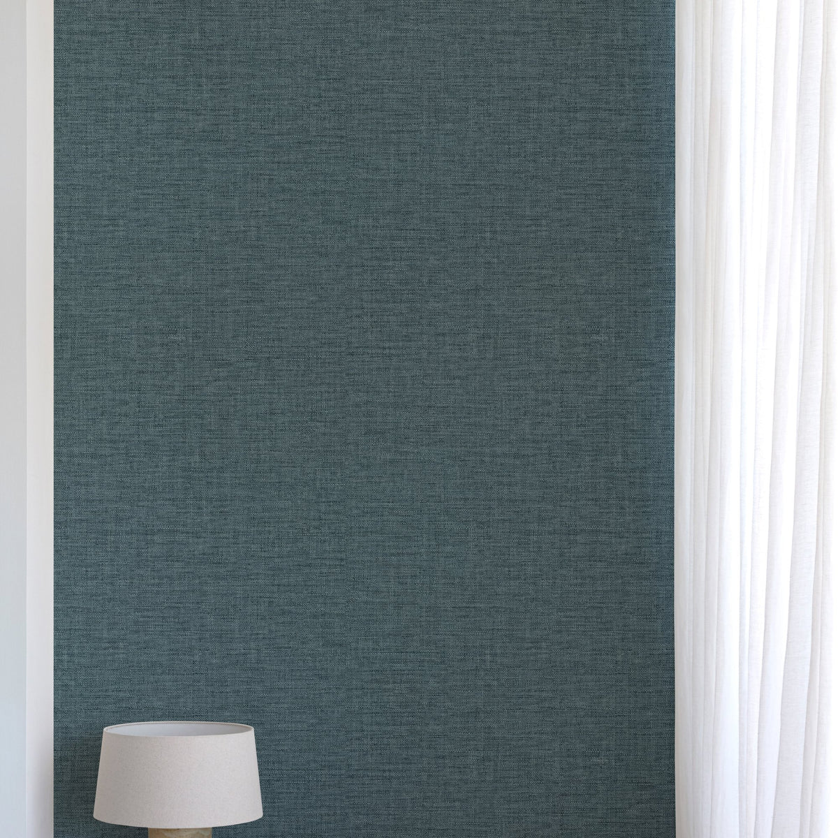 Galerie Concept Rough Textile Blue Wallpaper CO1020