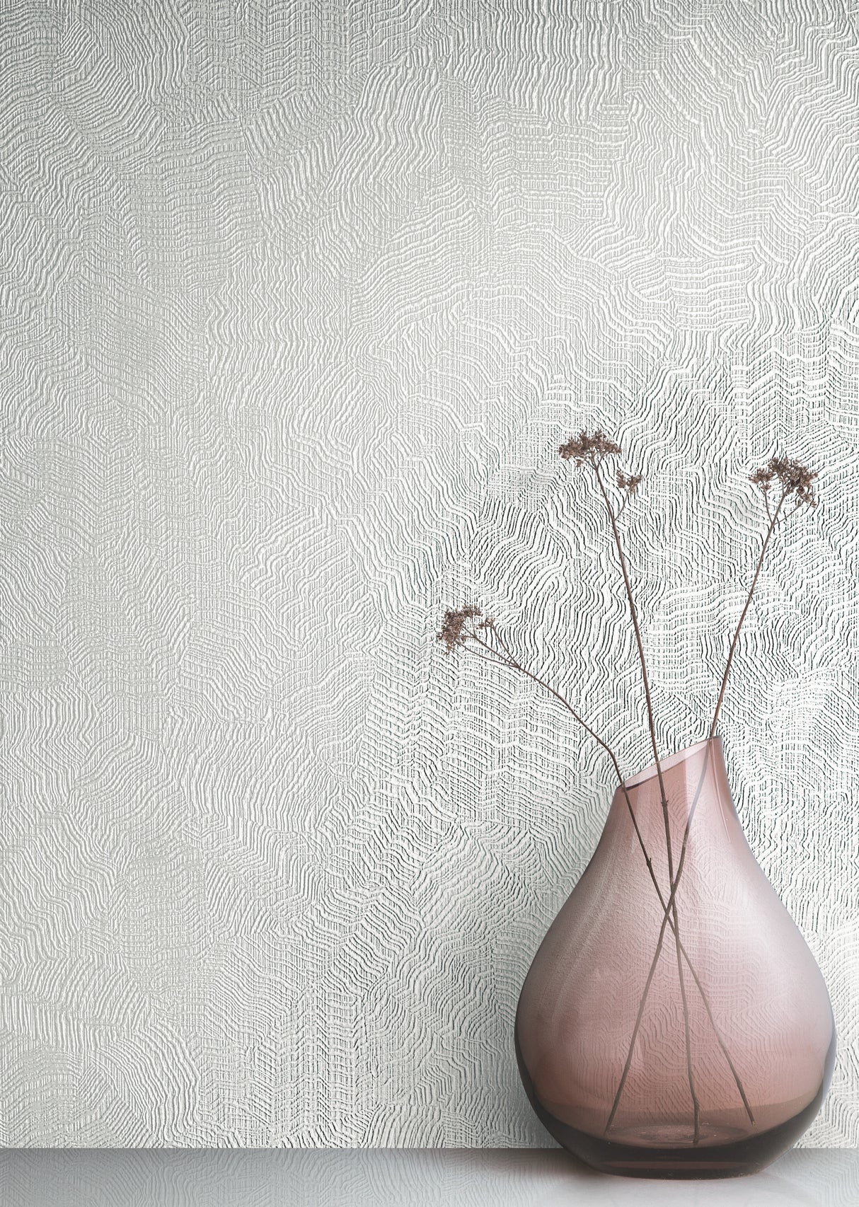 York COD0518N Aura White Wallpaper