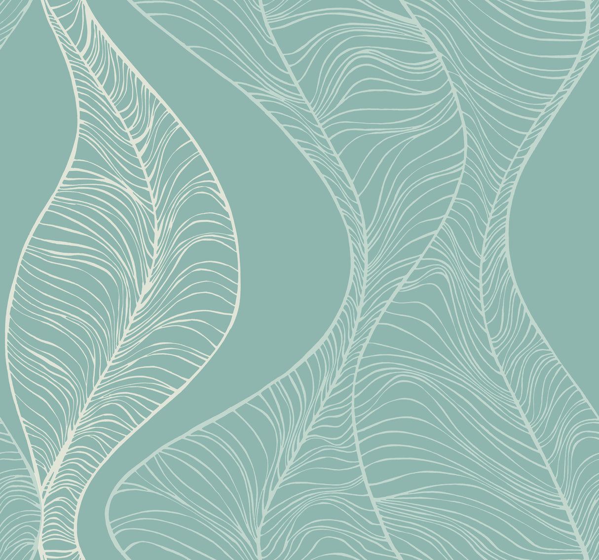 York CP1226 Teal Hoopla Wallpaper