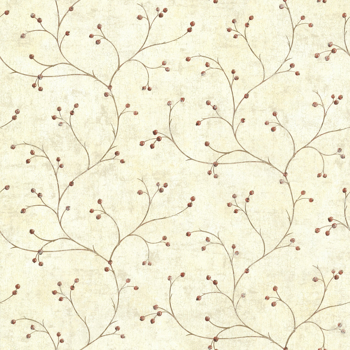 Chesapeake CTR16157 Harley Red Rosehip Trail Wallpaper