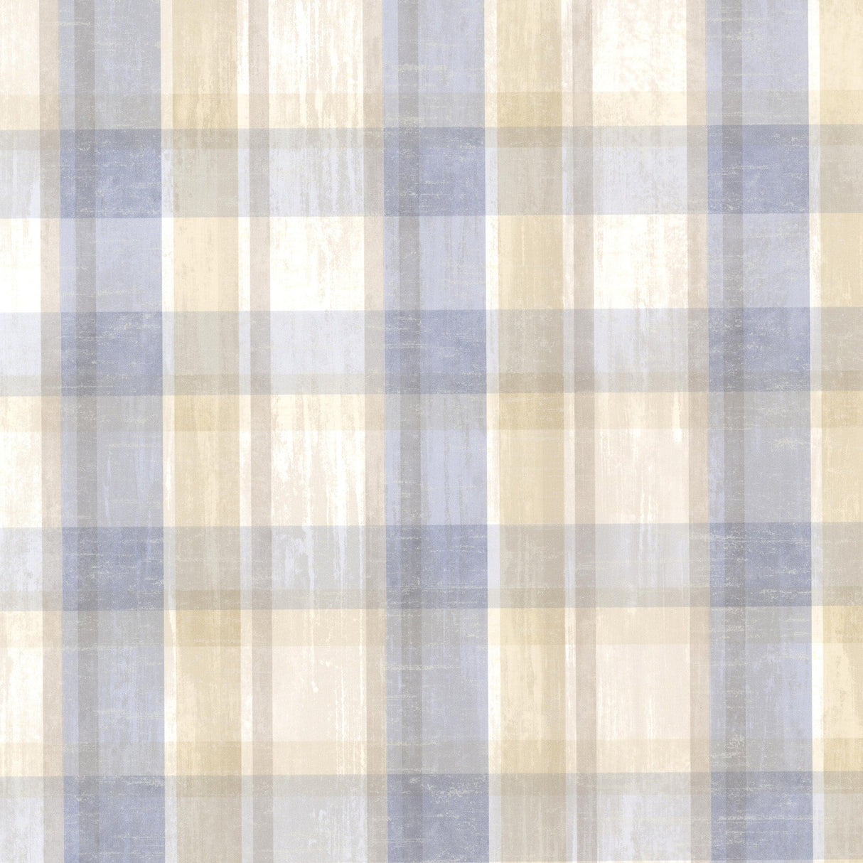 Chesapeake CTR215312 Laney Blue Sunday Plaid Wallpaper