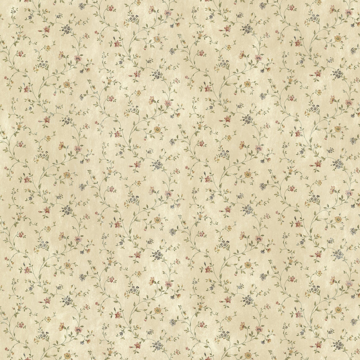 Chesapeake CTR44006 Shelby Rose Calico Floral Wallpaper