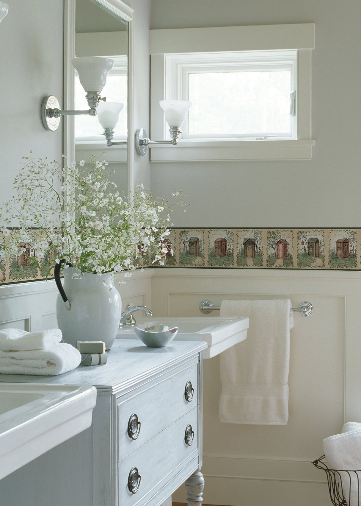 Chesapeake CTR50321B Fisher Sage Country Outhouses Border