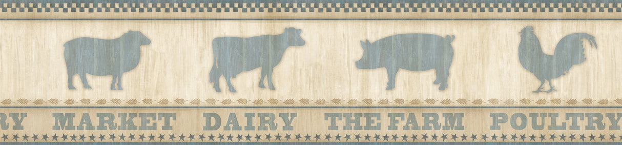 Chesapeake CTR63132B Grace Blue Farmers Market Border