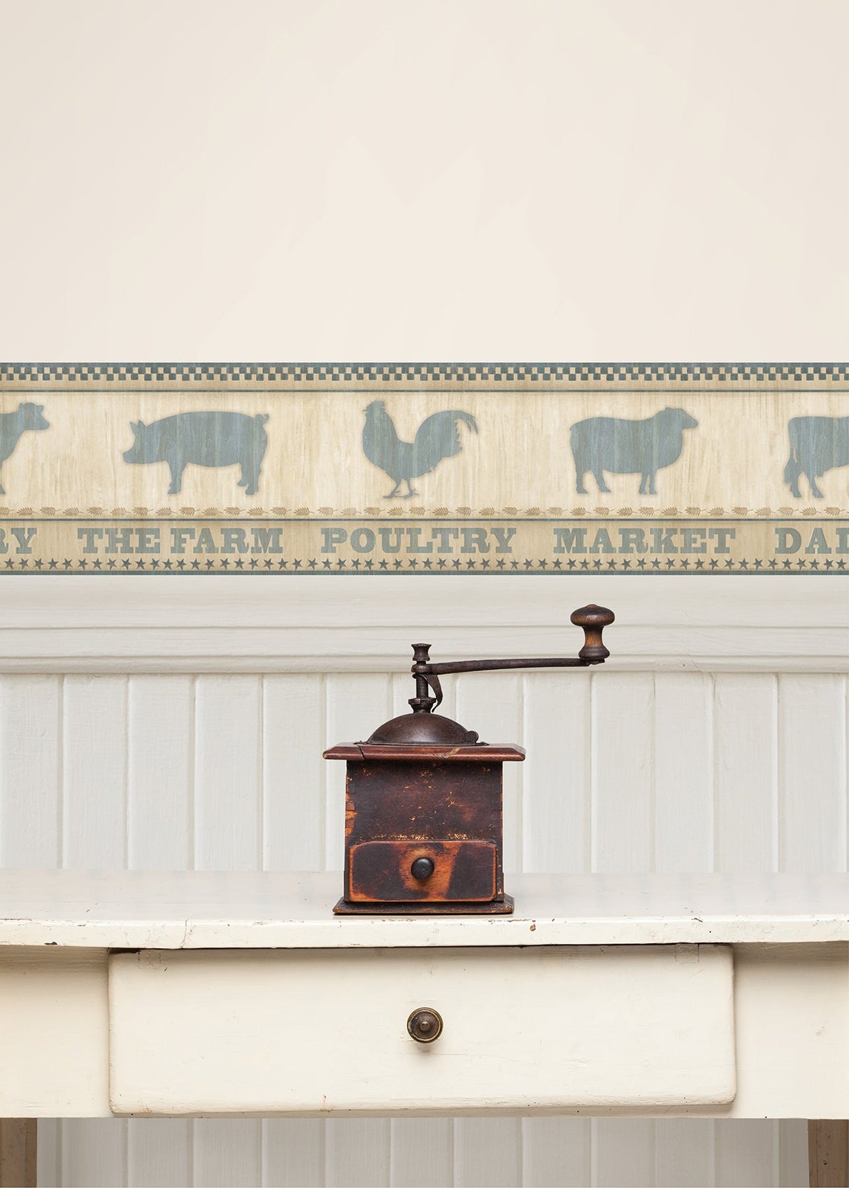 Chesapeake CTR63132B Grace Blue Farmers Market Border