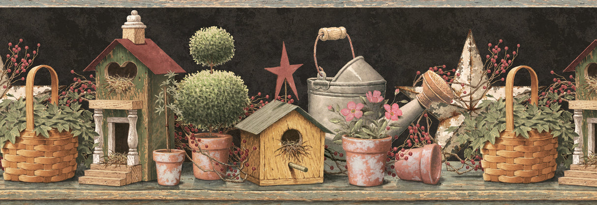 Chesapeake CTR63143B Shandi Black Bird Hill Border