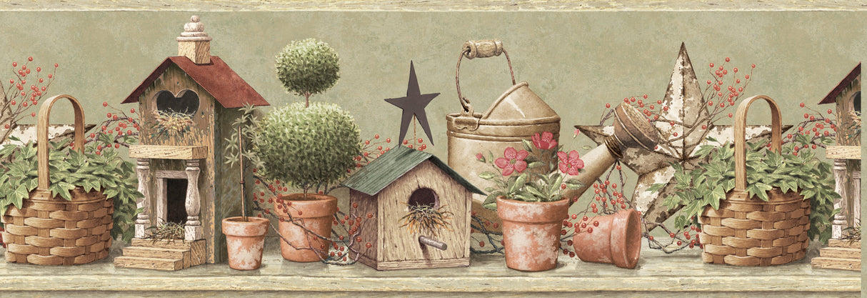 Chesapeake CTR63144B Shandi Green Bird Hill Border