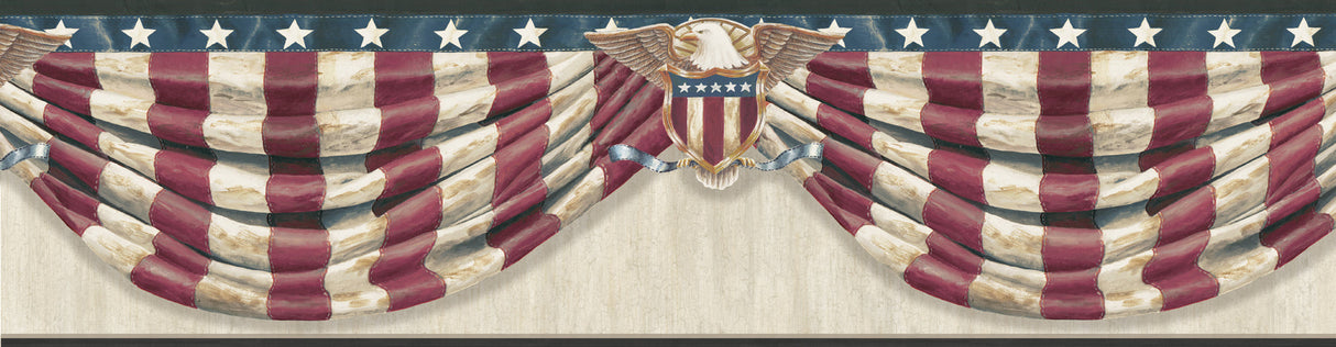 Chesapeake CTR63172B Lorna Grey Stars & Straightipes Forever Border