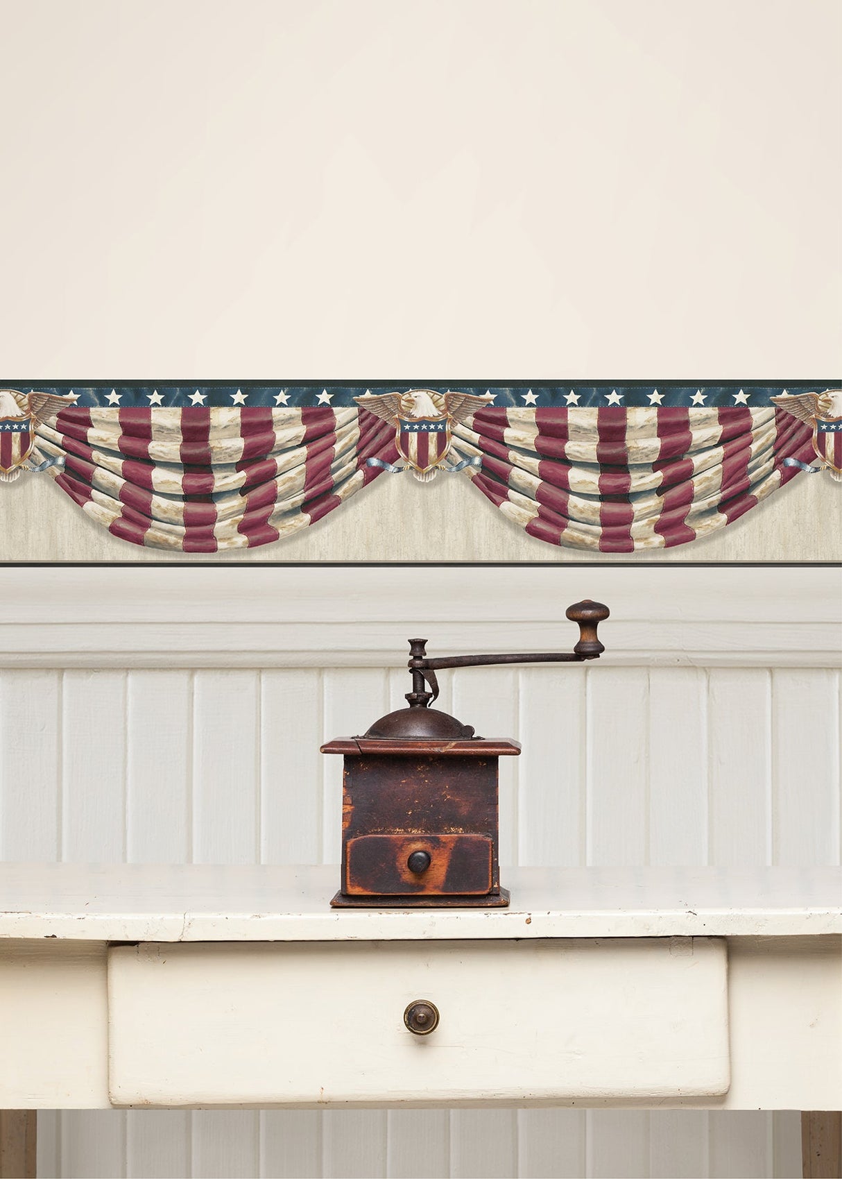 Chesapeake CTR63172B Lorna Grey Stars & Straightipes Forever Border