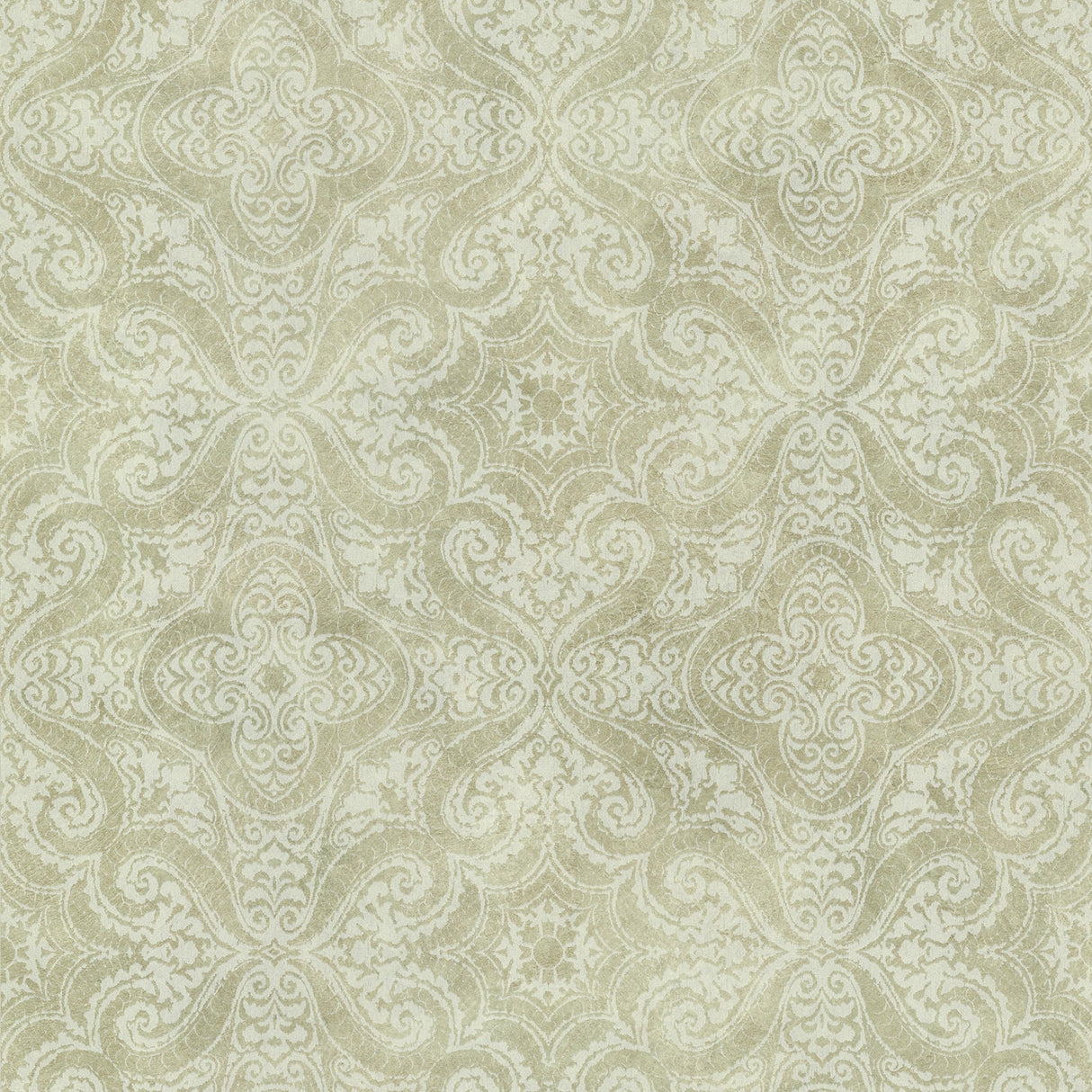 Chesapeake CTR64181 Christiana Sage Damask Medallion Wallpaper