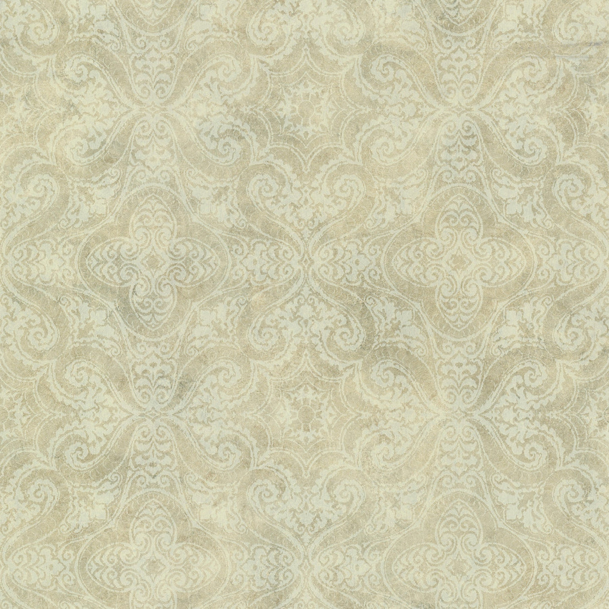 Chesapeake CTR64183 Christiana Wheat Damask Medallion Wallpaper