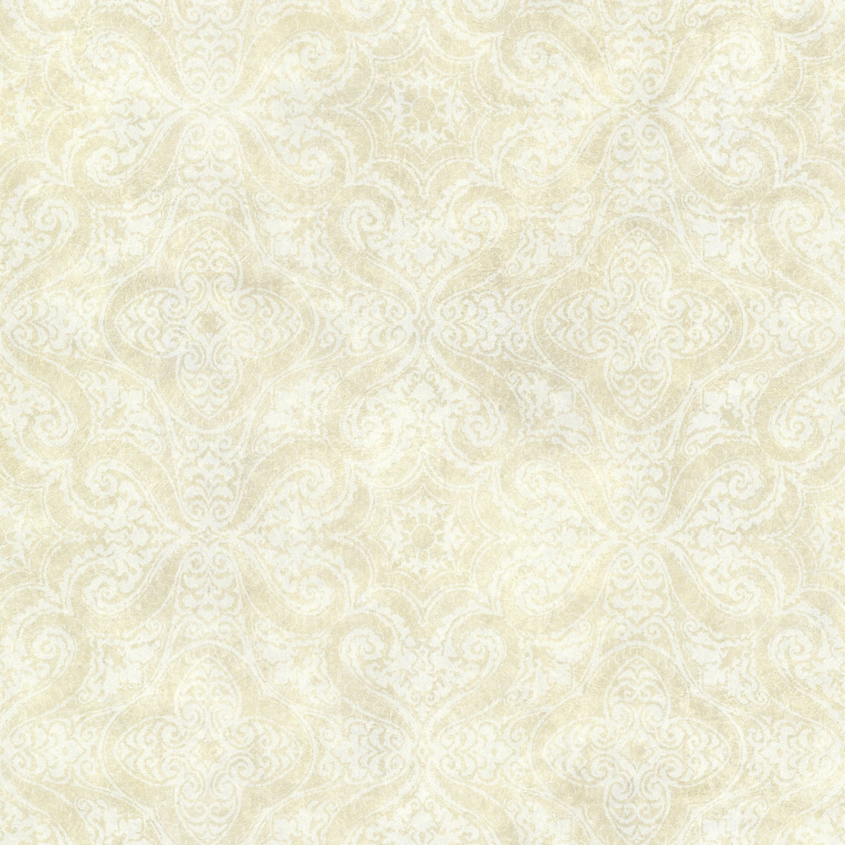 Chesapeake CTR64184 Christiana Sand Damask Medallion Wallpaper