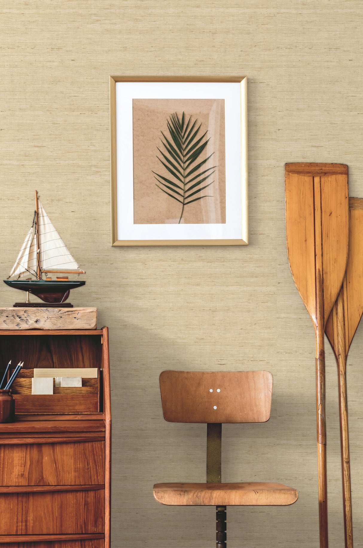 York CV4401 Arrowroot Cream Wallpaper