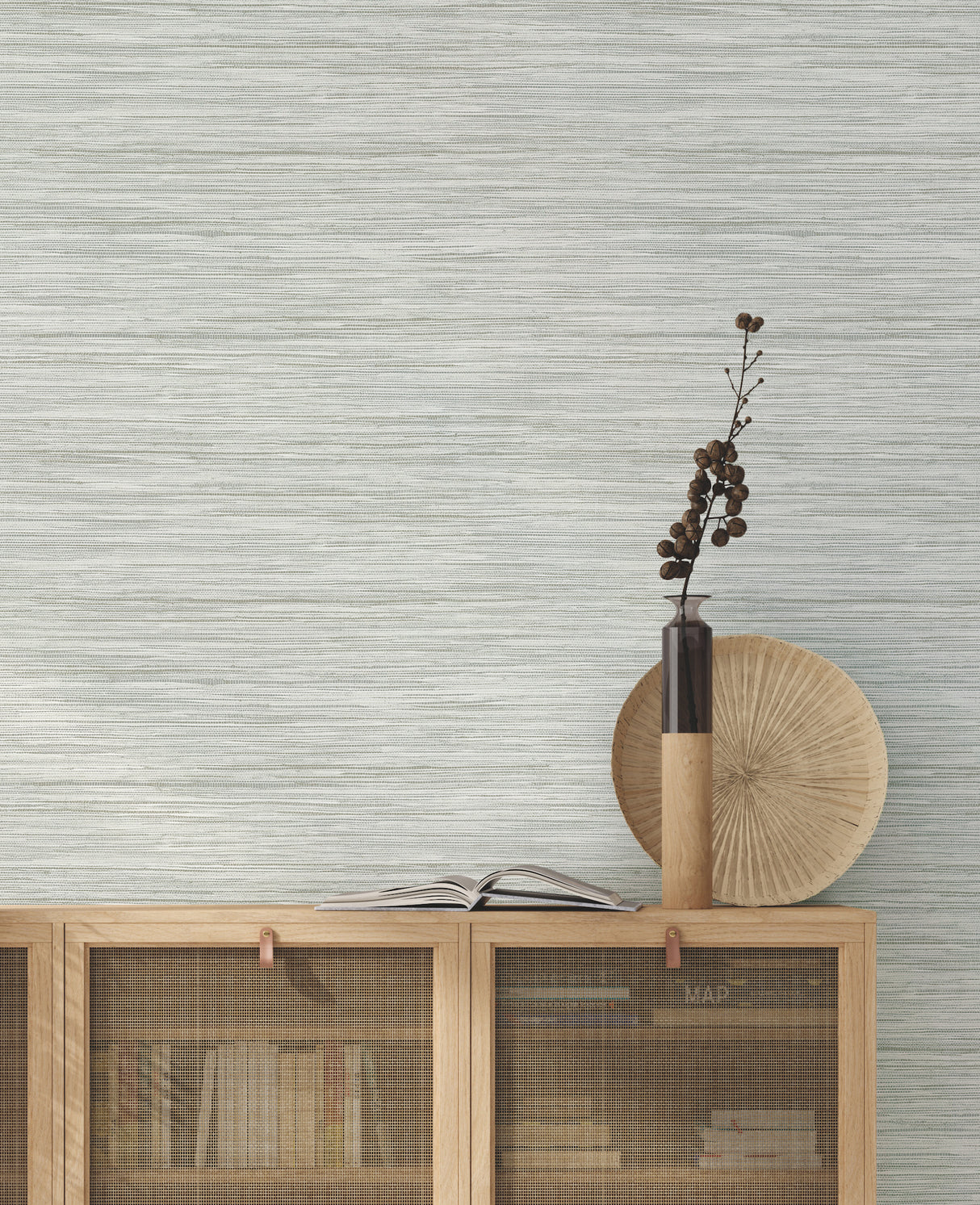 York CV4414 Bahiagrass Grey Wallpaper