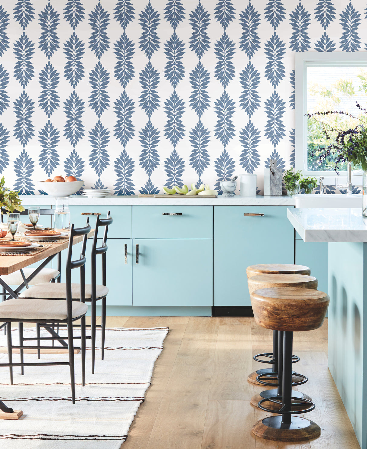York CV4423 Broadsands Botanica Blue Wallpaper
