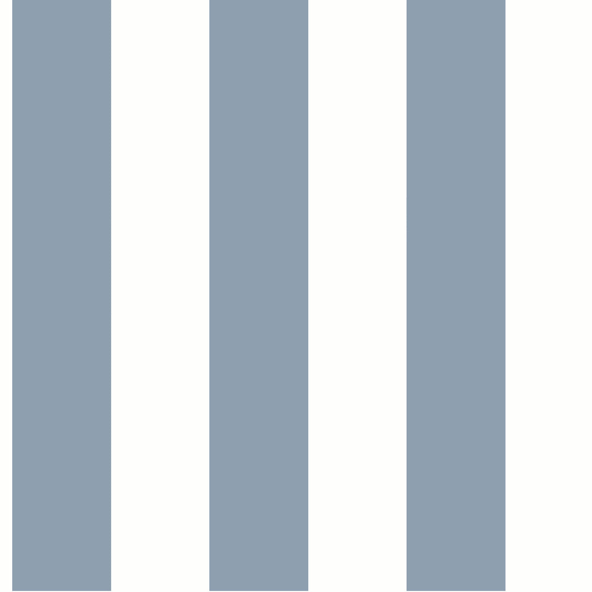 York CV4443 Awning Stripe Blue Wallpaper