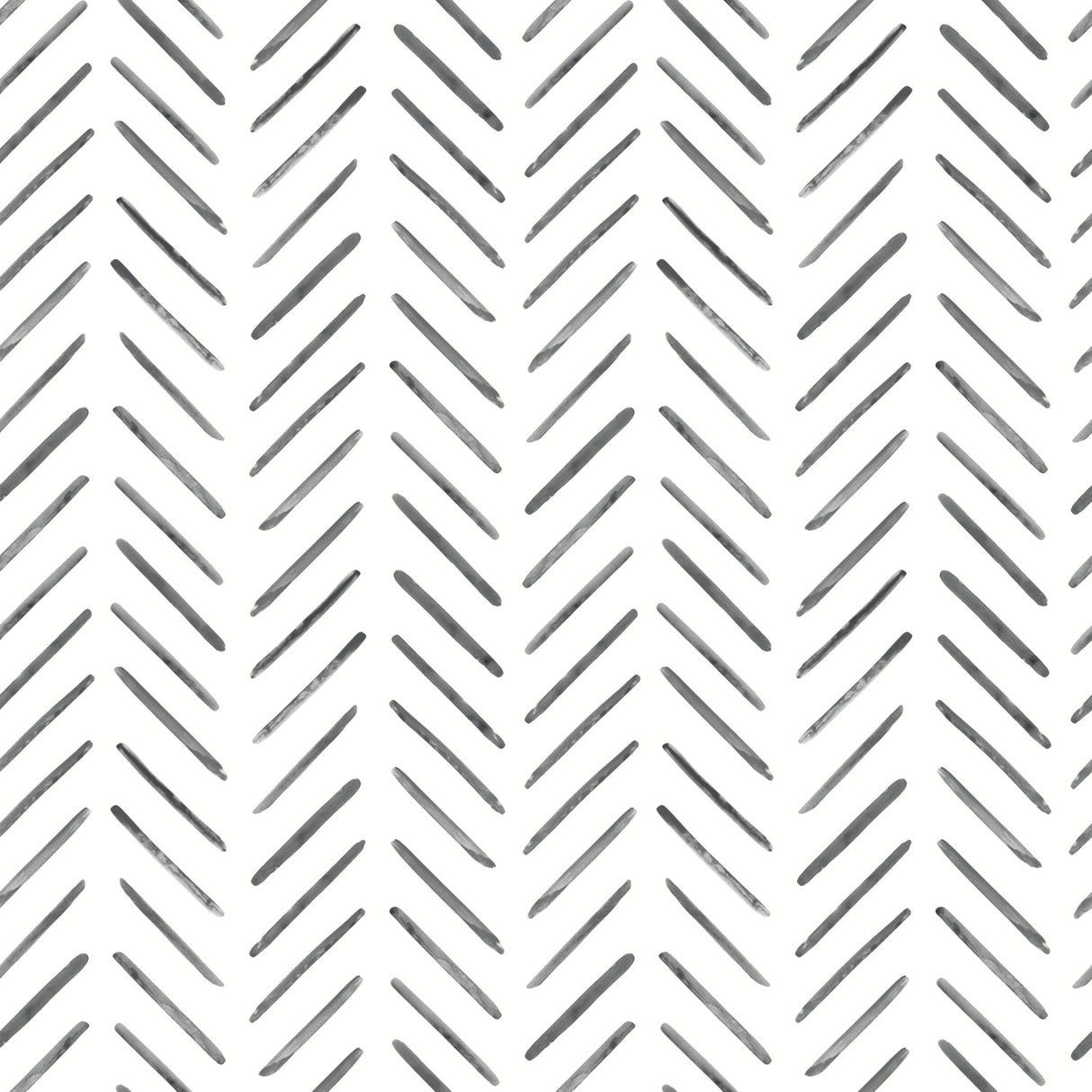 York CV4454 Painted Herringbone Black Wallpaper