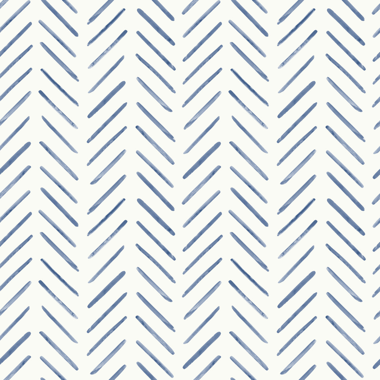 York CV4455 Painted Herringbone Navy Wallpaper